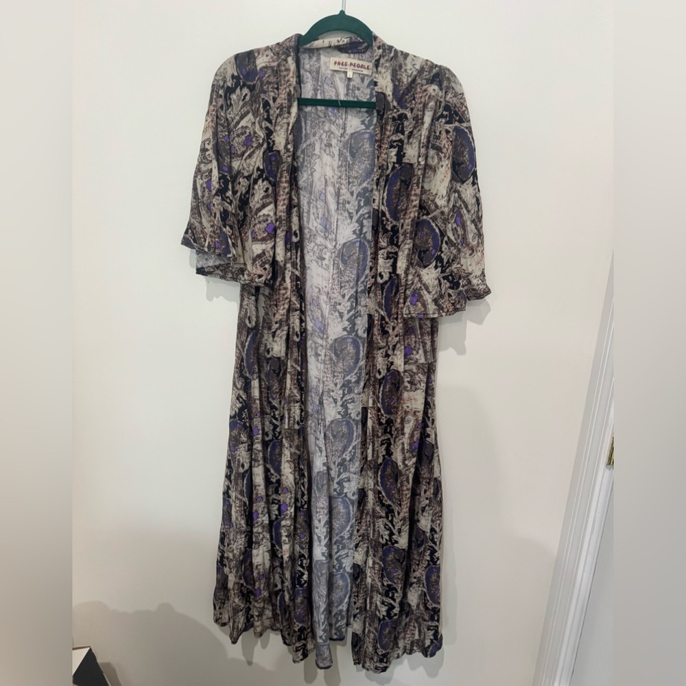 Free People Multicolor Kimono